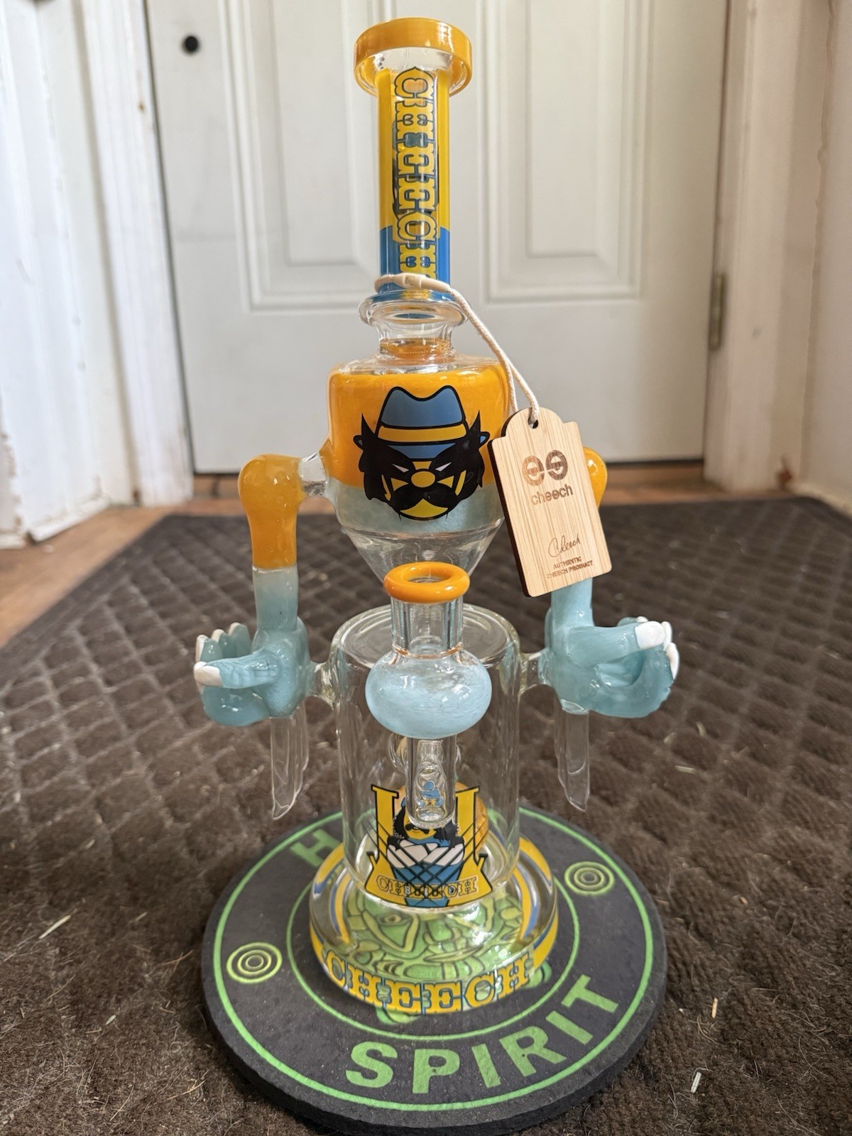 Cheech Glass “wolverine” Recycler Waterpipe Smoking Bong