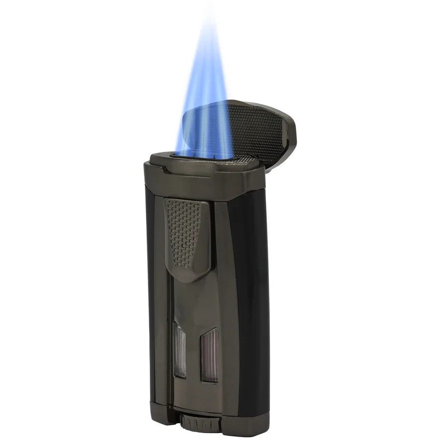 XiKAR 573BK HP3 Inline Flame Cigar Lighter Black Gift Box Warranty NEW NIB