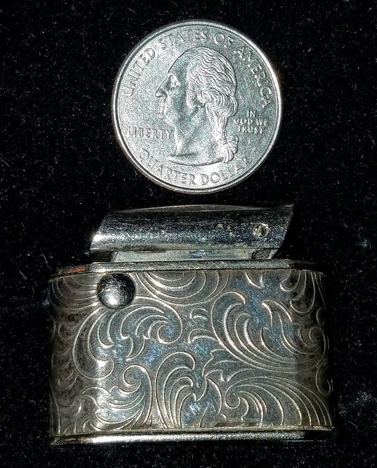 AP ALTENPOHL & PILGRAM GARANTIE ZÜNDER NO. 20 835 SILVER POCKET LIGHTER