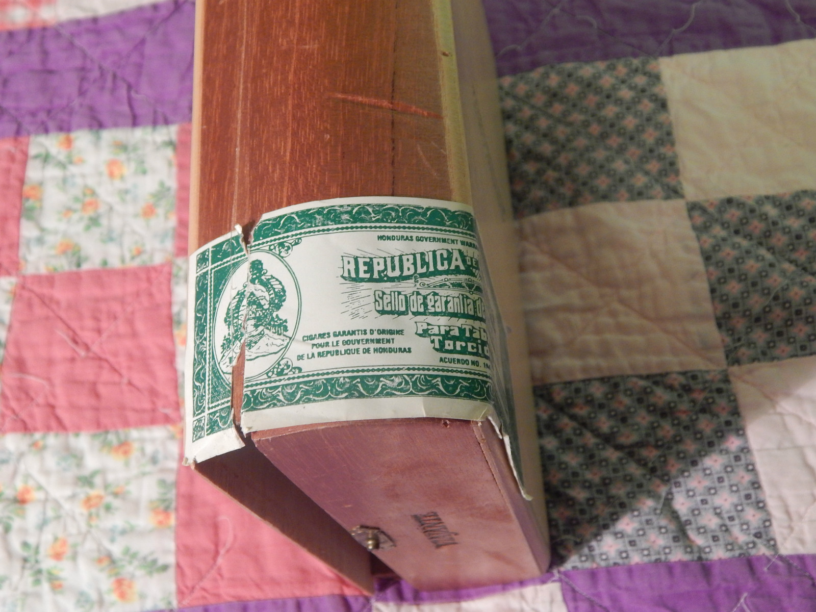 Plasencia (WOOD CIGAR BOX) w/ Honduras Tax Stamp (Viajante) FREE SHIP. – Ltd.