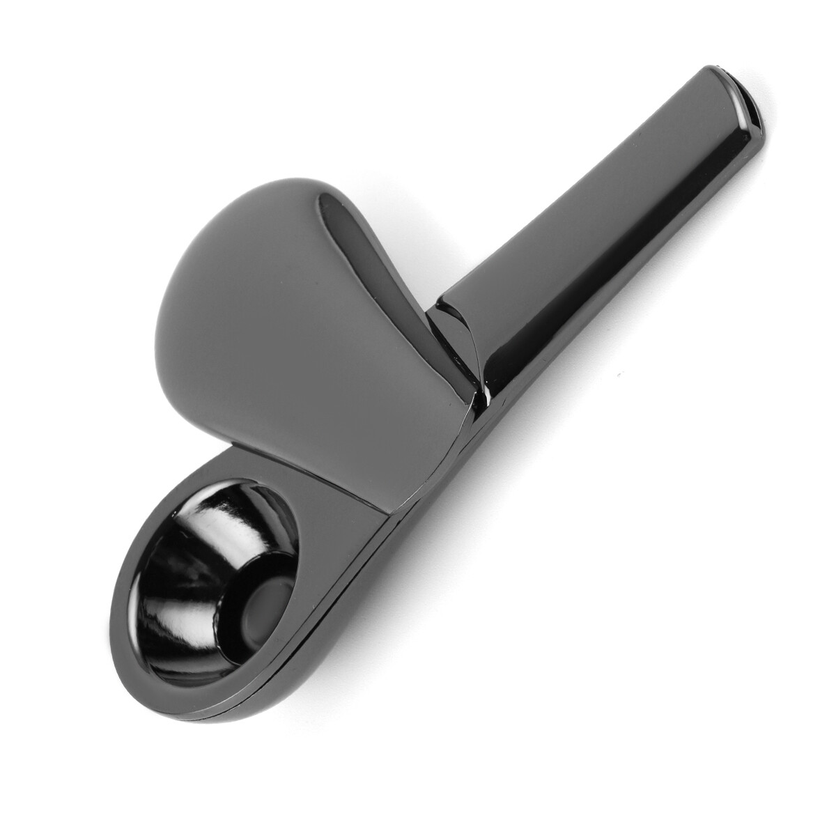 Portable Smoking Pipe Magnetic Metal Spoon Silver With Gift Box fit Men Gift USA