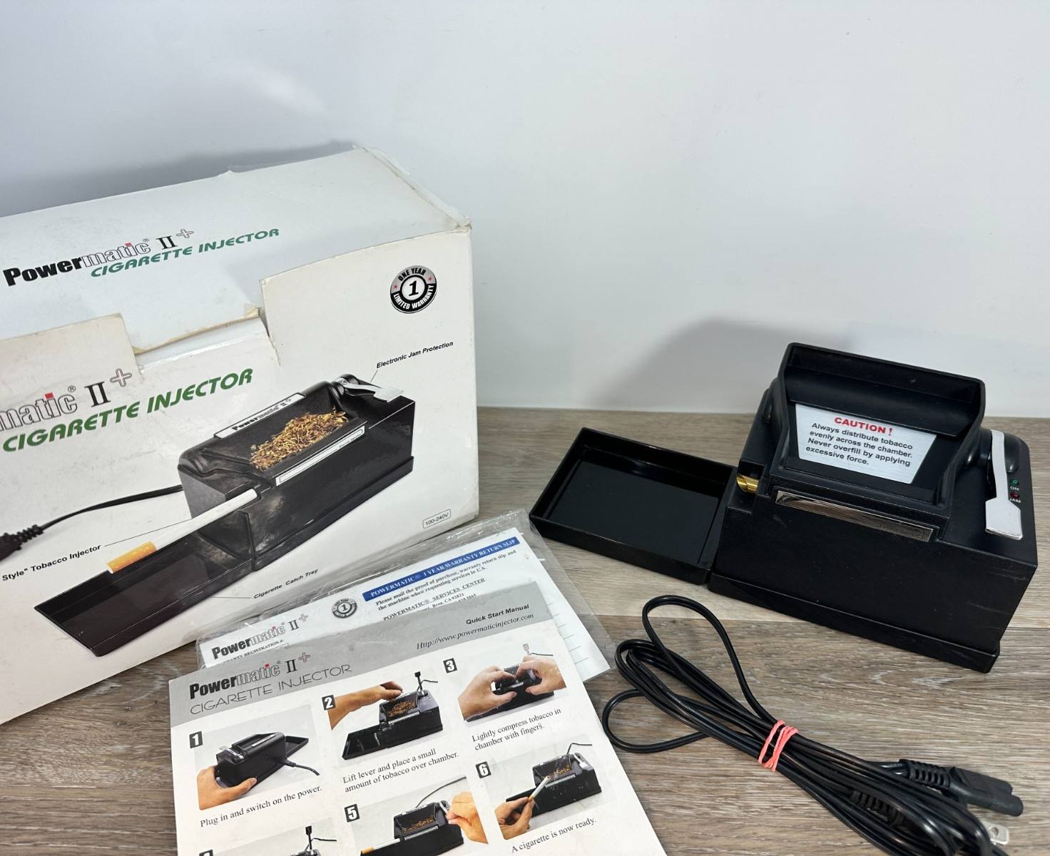 Powermatic II+ Cigarette Injector Tobacco Injector