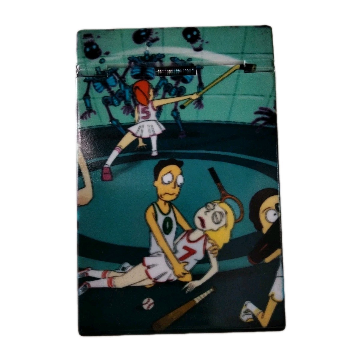 Rick & Morty Sports Cigarette Case Box Pop-up Push Lid 85mm Quality Plastic