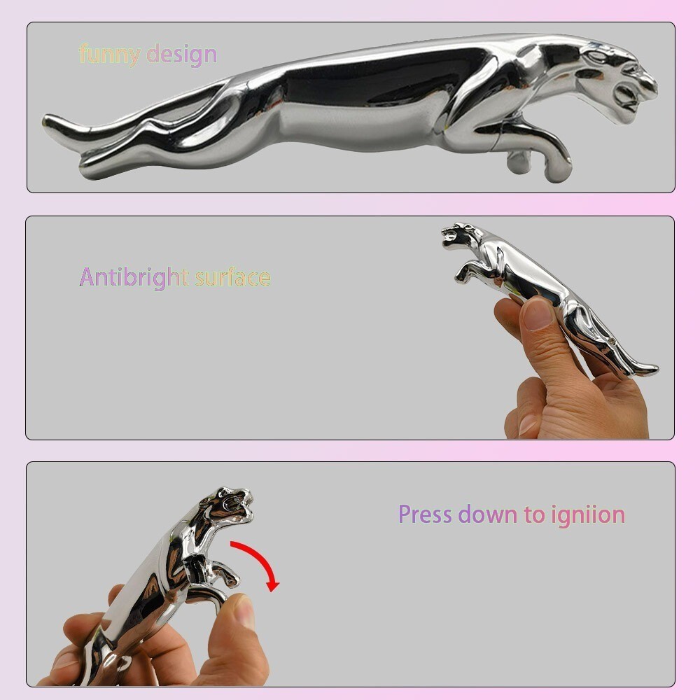 Cool Windproof Lighter Jet Torch Butane Gas Cigarette Cigar Lighter Silver New
