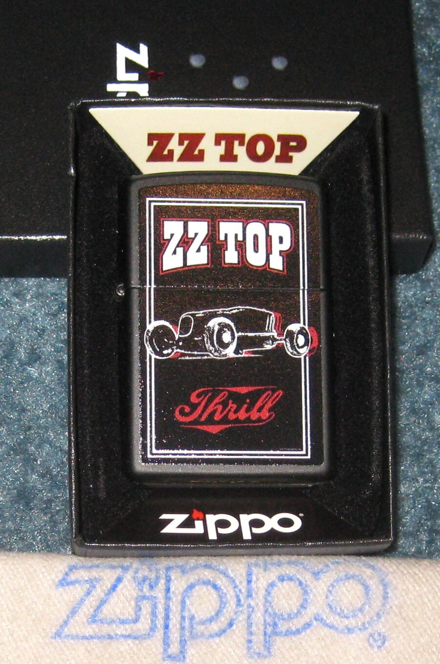 ZIPPO MUSIC Lighter ZZ TOP Thrill AMERICAN ROCK BAND New in Box SEALED 2023