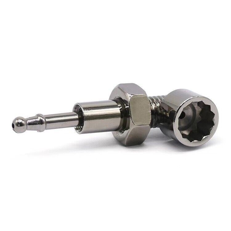 1PCS New Short Mouthpiece Filter Screw Nut Small Pipe Removable Metal Pipe