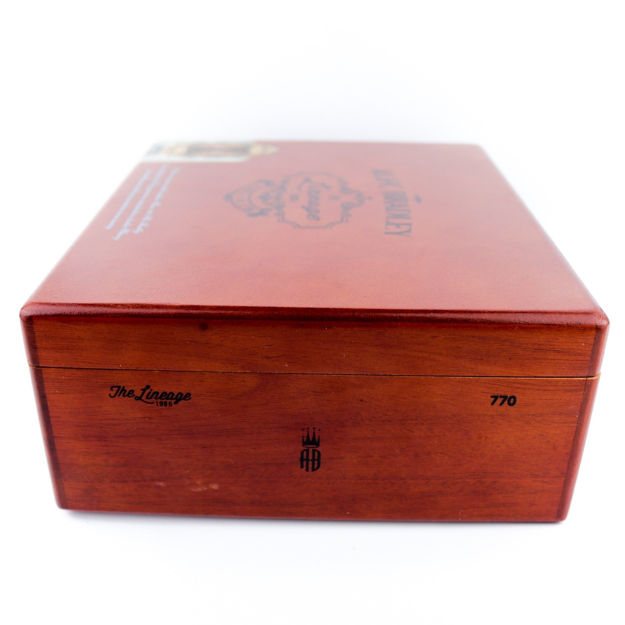 Alec Bradley The Lineage 1996 770 Empty Wood Cigar Box 9.5″ x 8″ x 3.75″