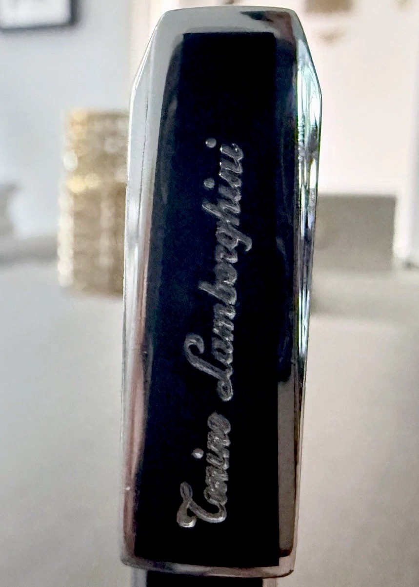 Lamborghini Il Toro Single Jet Butane Cigar Lighter – Black – New