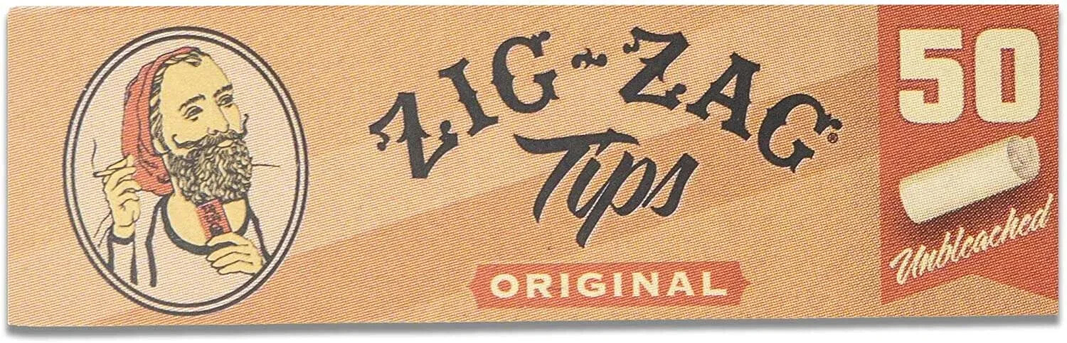😎X10 ZIG ZAG TIPS ORIGINAL✨10 PACKS👀