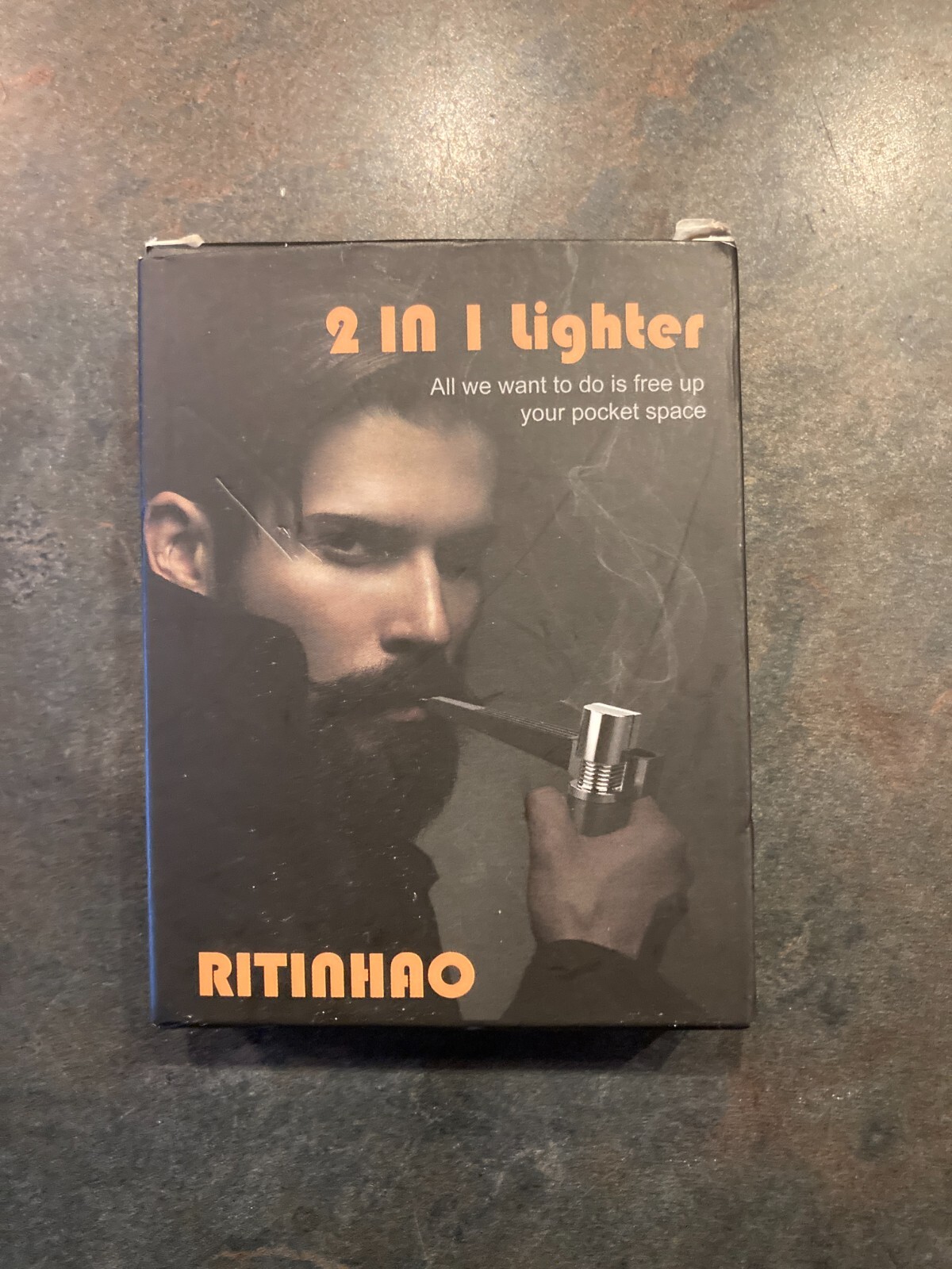 Portable Hitter Lighter, Ritinhao 2 in 1 Metal Lighter with rotatable