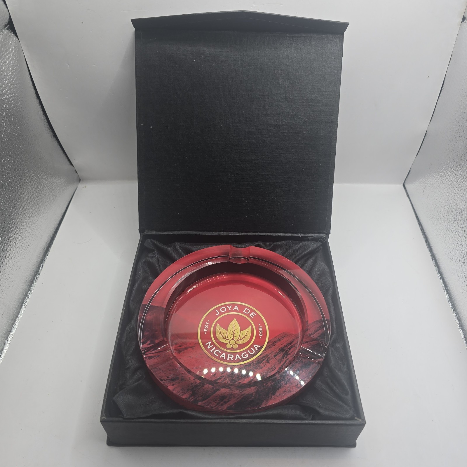 Joya de Nicaragua Glass Ashtray Collectible New In Box