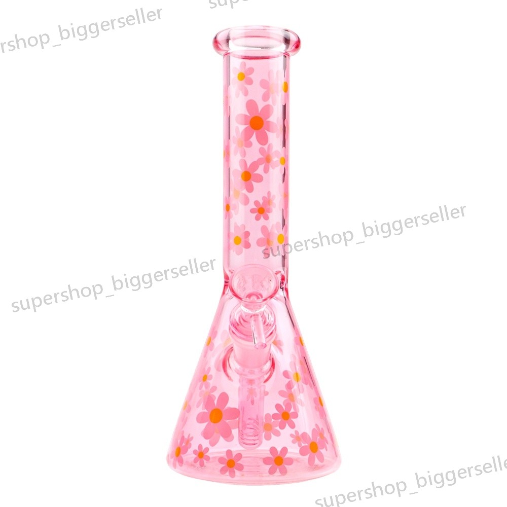 10″ Heavy Duty Glass Beaker Bong Water Smoking Tobacco Pipe 14MM Bowl US