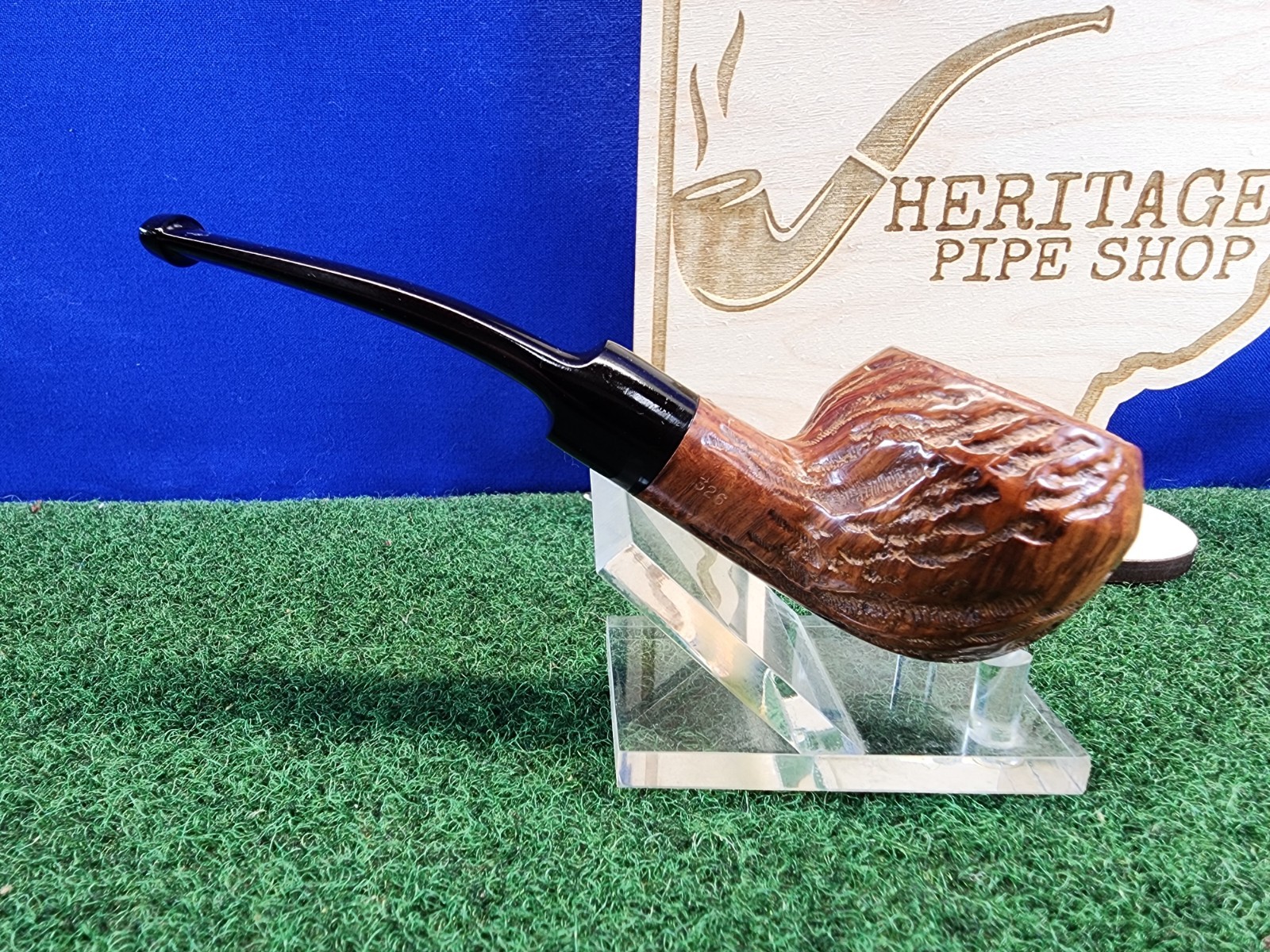 Custombilt Wally Frank Era Standard Rusticated Restored Briar Estate Pipe