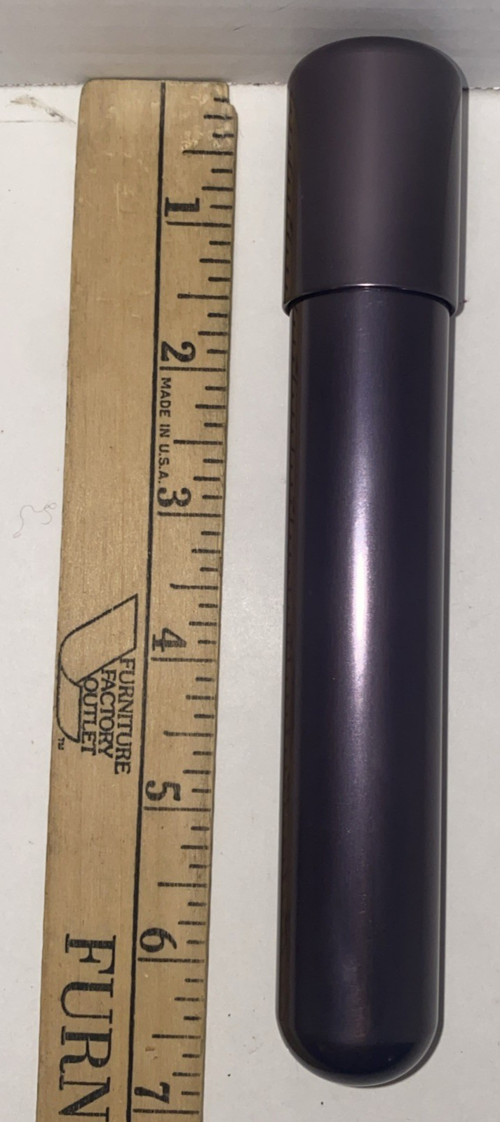 Cigar Case Billet Aircraft Aluminum Alloy Tube Robusto Size Gray Silver