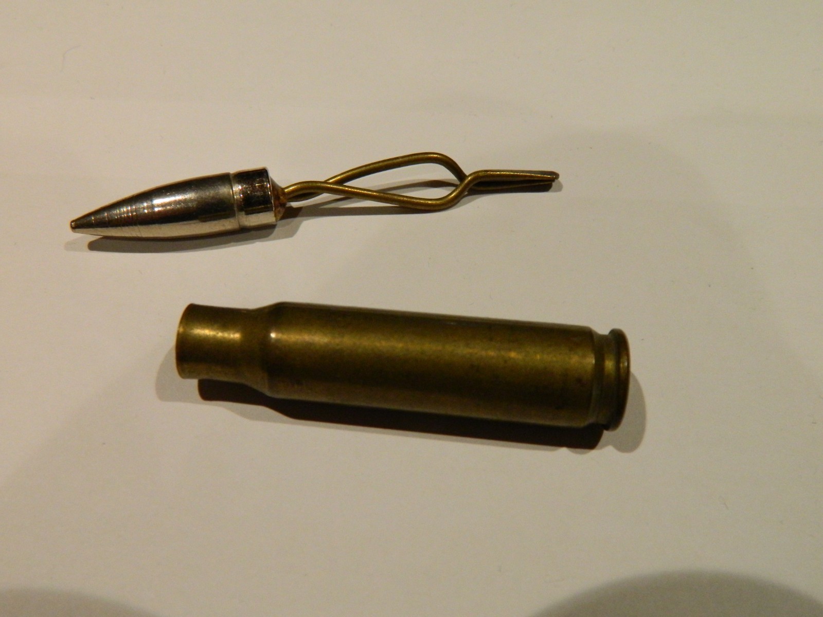 Vintage Bronze Bullet 1960s Roach Clip 3 Inches