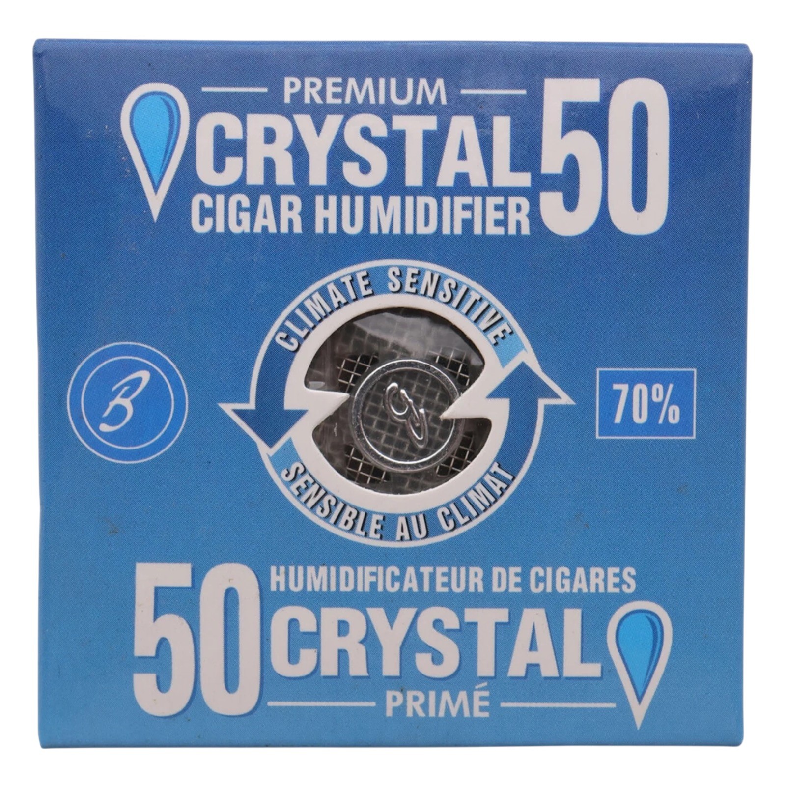 Brigham Crystal Humidifier – 50 cigars