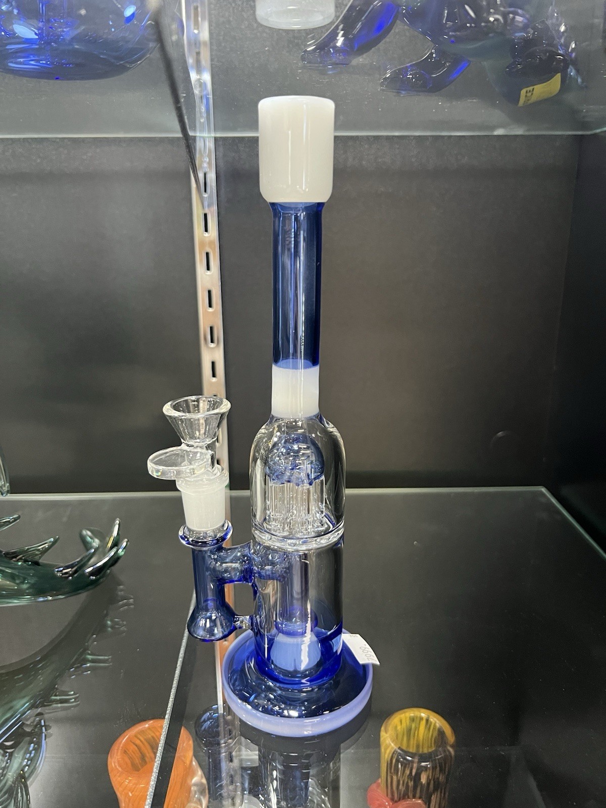 Modern Style Glass Bong Water Pipe Tobacco Smoking Pipe 14MM Bowl