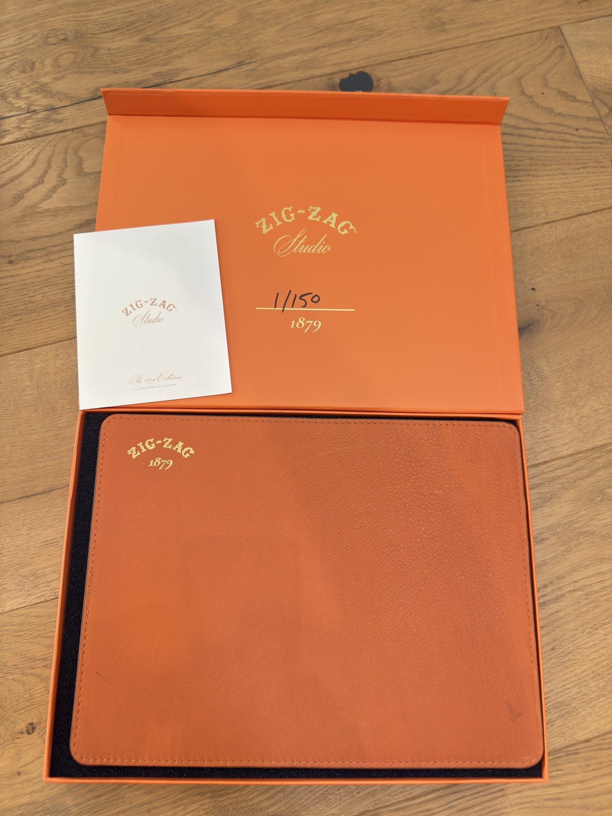 Zig Zag Studio 1879 Luxury Leather Rolling Tray Rare Limited Edition 1/250 New