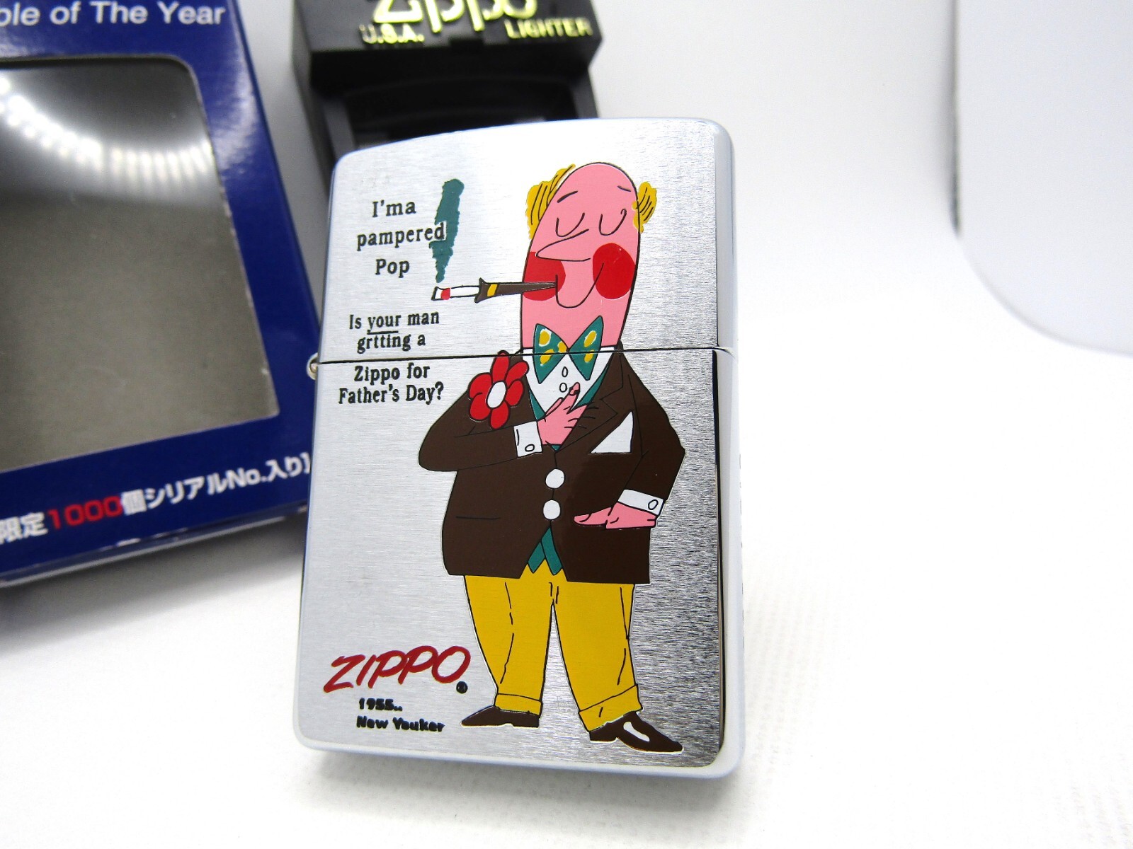COTY 1998 Pampered Pop Collectible of The Year Limited ZIPPO 1997 Unfired Rare