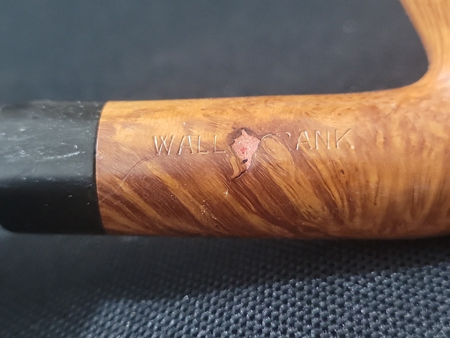 Vintage Wally Frank Straight Grain Briar Smoking Pipe Great Condition
