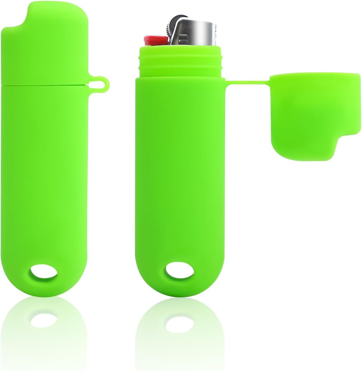 2pcs Waterproof Lighter Case Cover Holder for BIC, Lighters Sleeve Type J6 Outdo