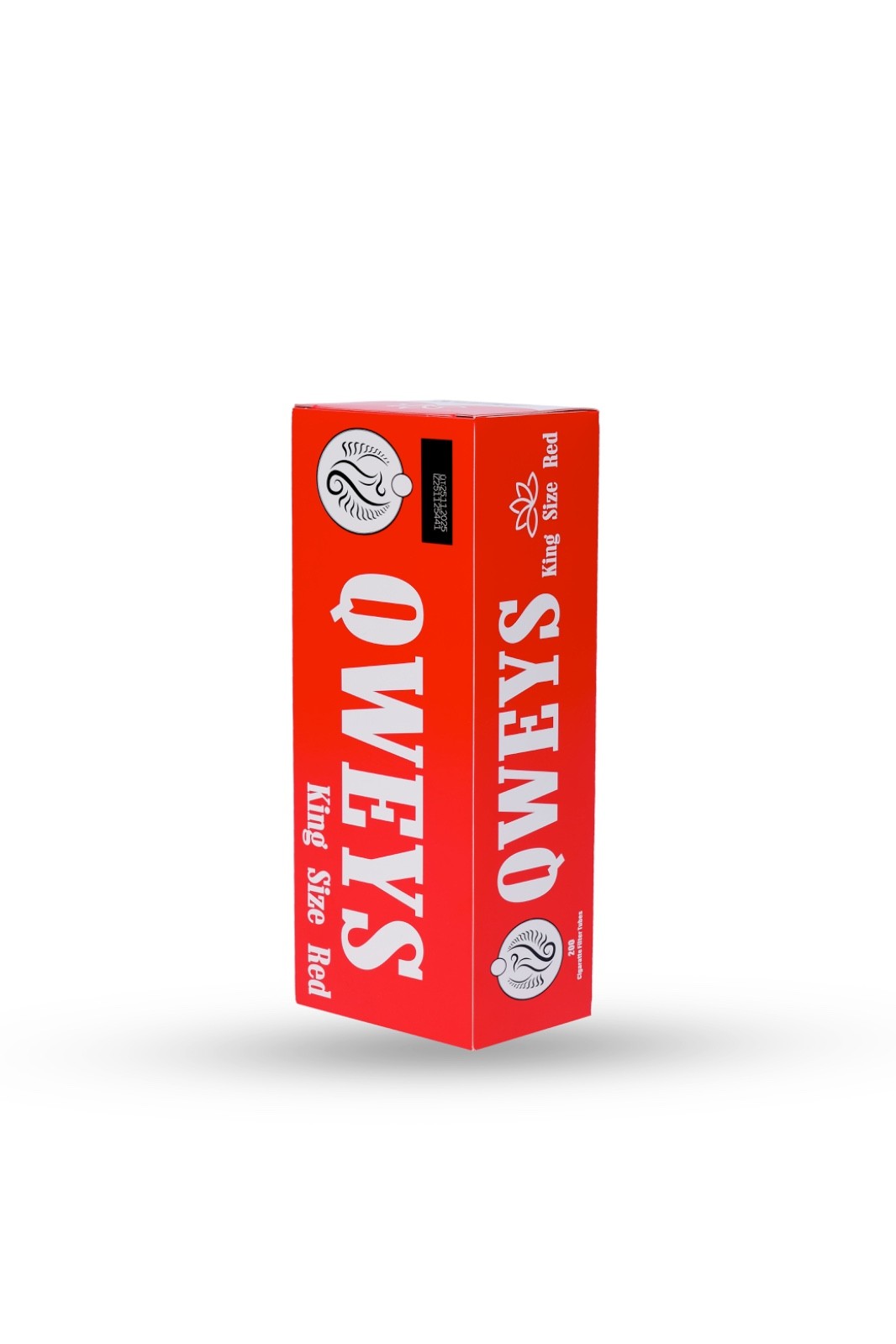 Cigarette Tubes King Size 10 Box of 200 Ct QWEYS RED