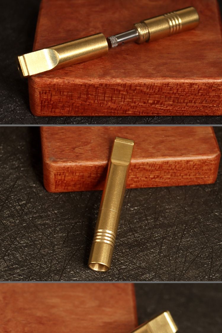 Brass Reusable Filter Tip Washable Pipe Holder Universal Size