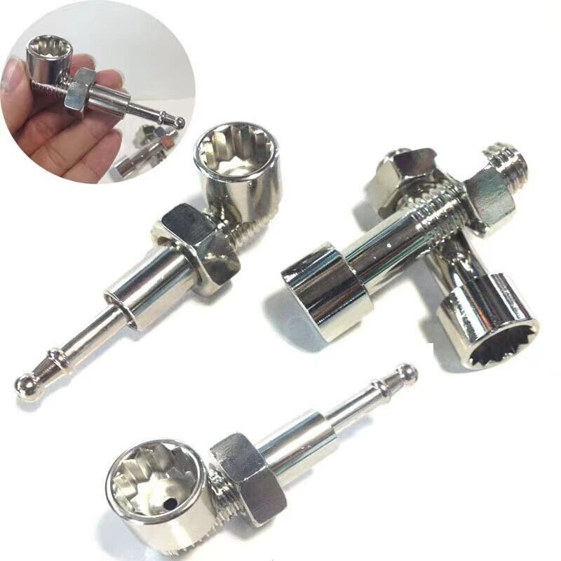1PCS New Short Mouthpiece Filter Screw Nut Small Pipe Removable Metal Pipe