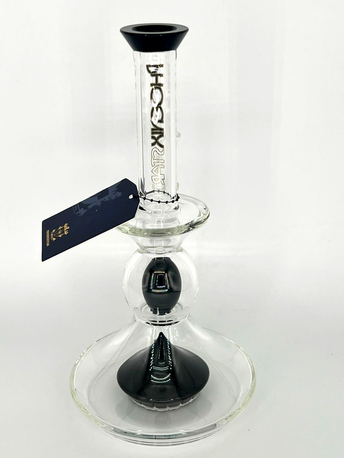9.5″ PHOENIX STAR DUAL SHOWERHEAD PERC FAB EGG BONG BUBBLER W/ BOWL*2 FREE GIFTS