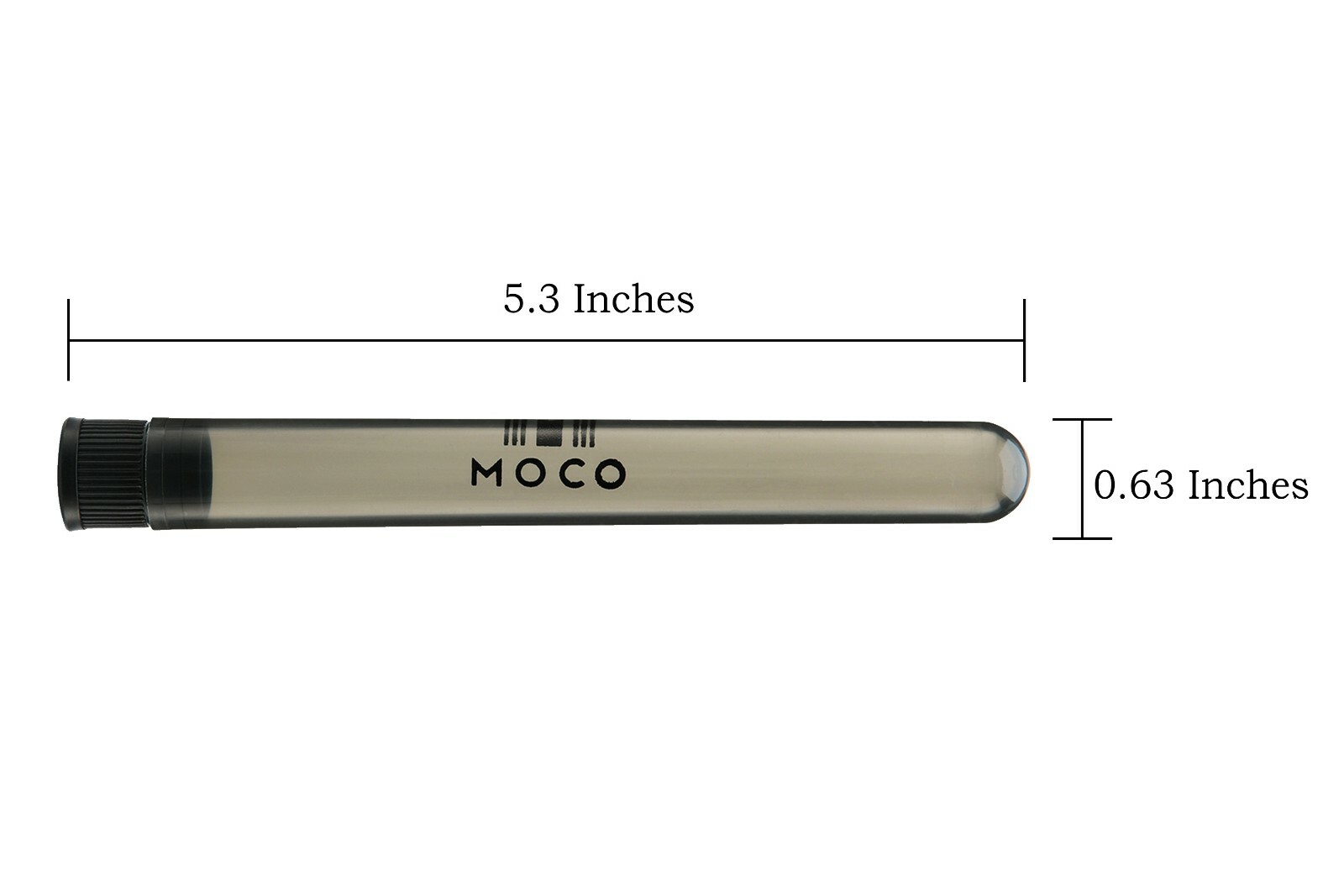 MOCO 10pcs Doob Tube Airtight Smell Proof Medicine Storage Container 135mm King