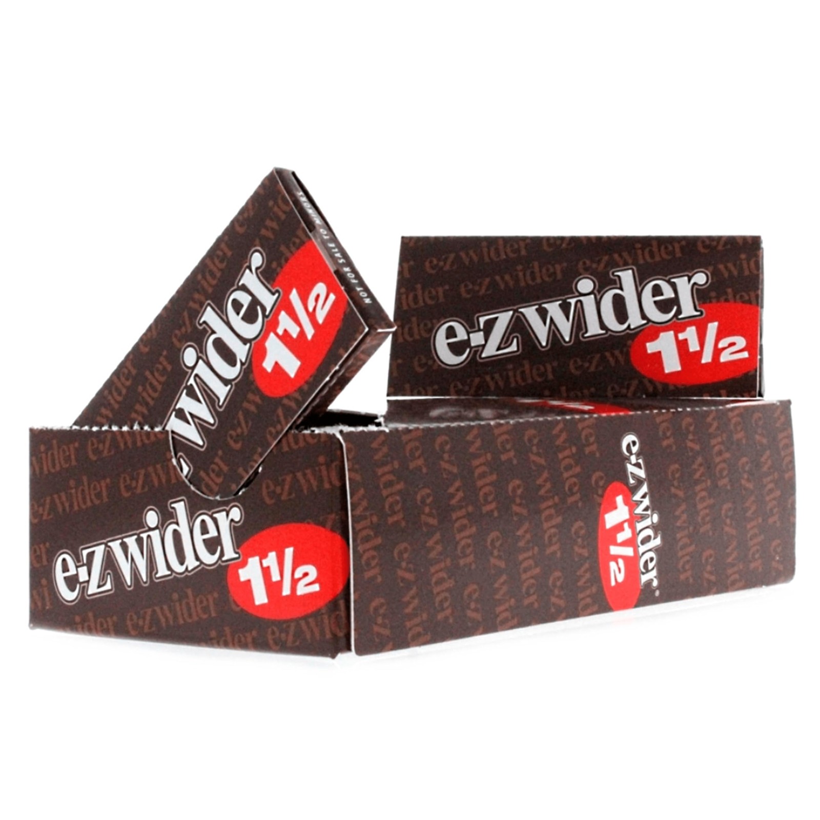 E-Z Wider – 1 1/2″ Classic Brown Rolling Paper – Box of 24 Booklets with 24 L…