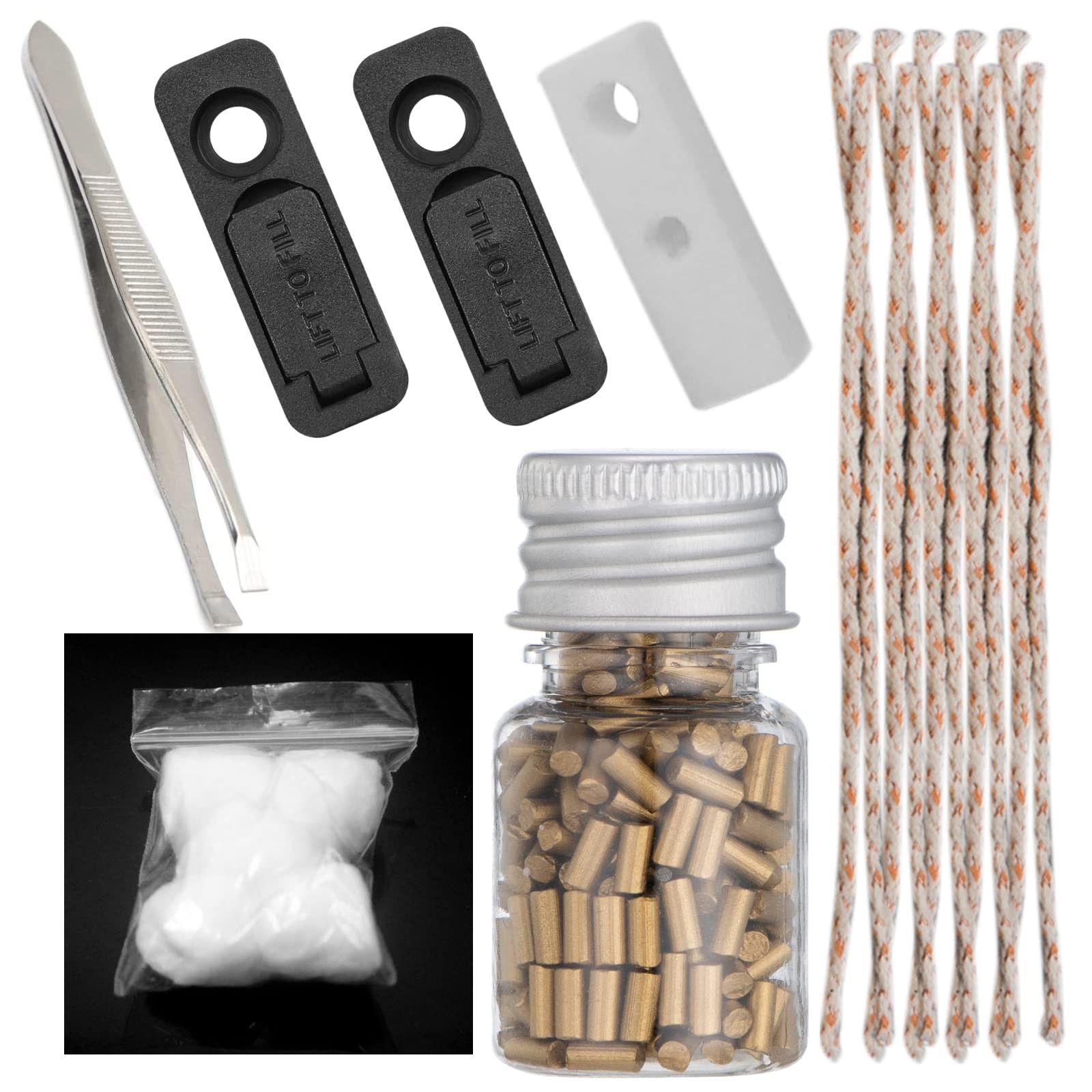 Universal Lighter Repair Kit Pack for Petrol Gas Fluid Lighter Oil Lighter (2…
