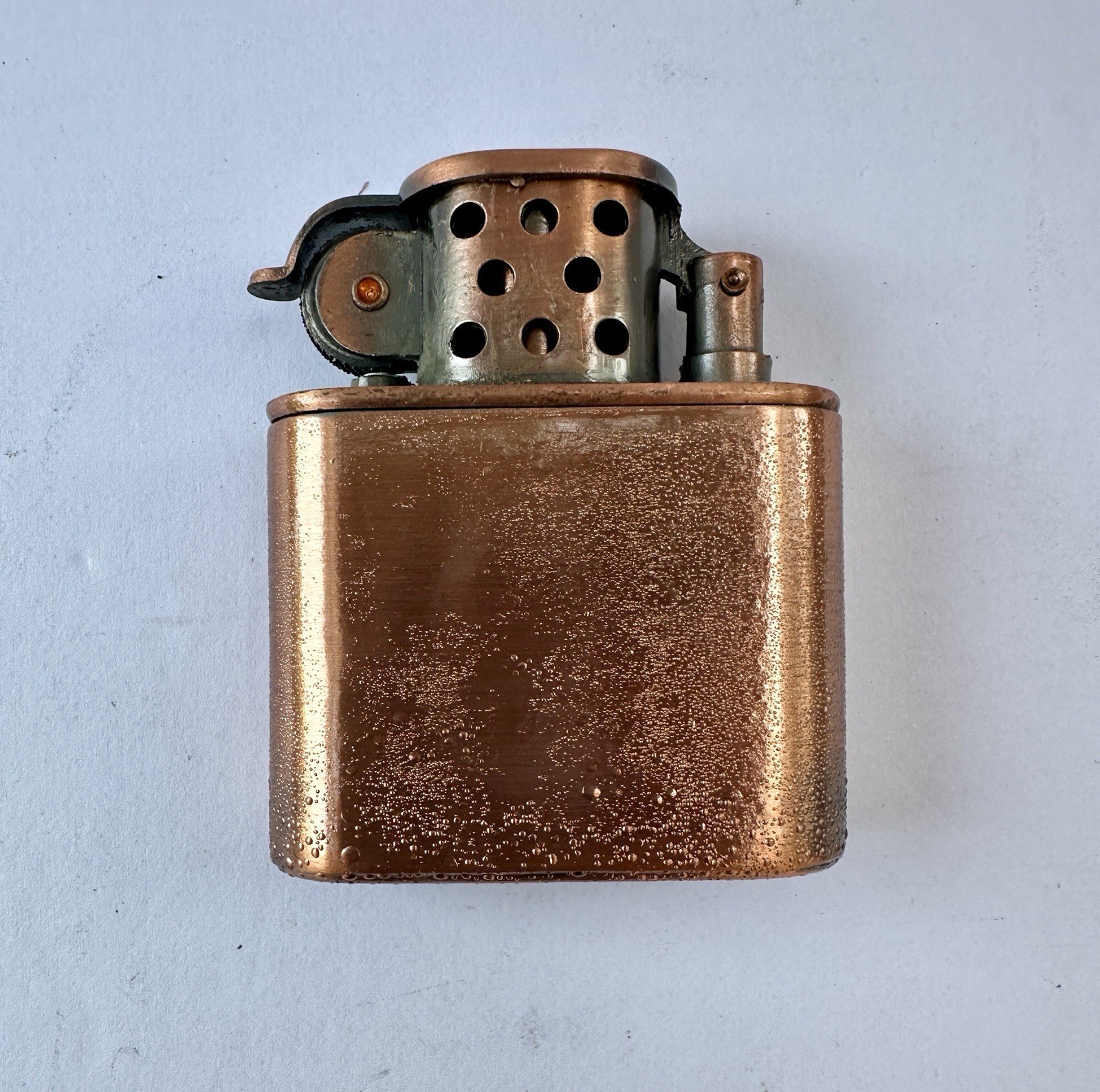 VTG 90s Camel Copper Finish Refillable Lighter Cigarettes NIB NOS