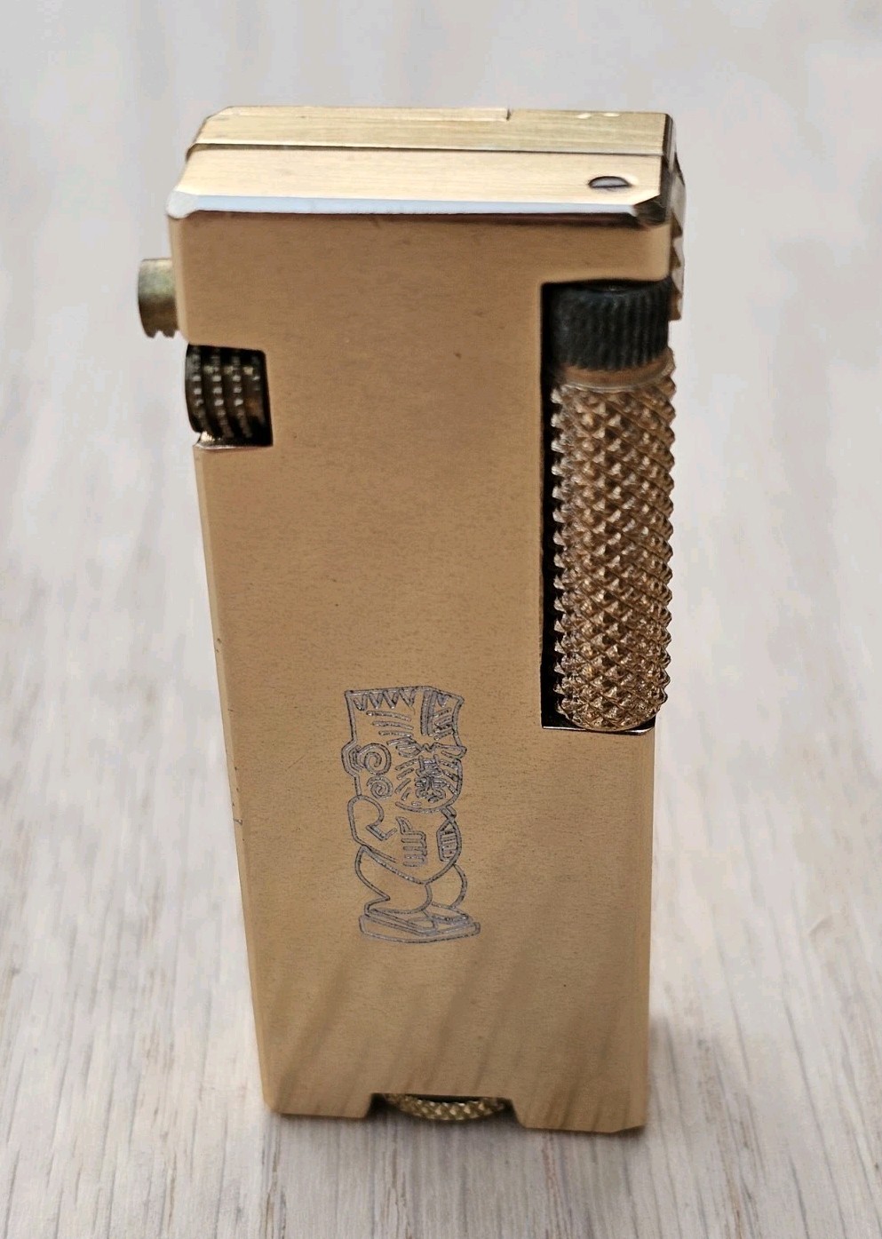 RARE Vtg. Penguin Cygnus Cigarette Lighter Trader Vics