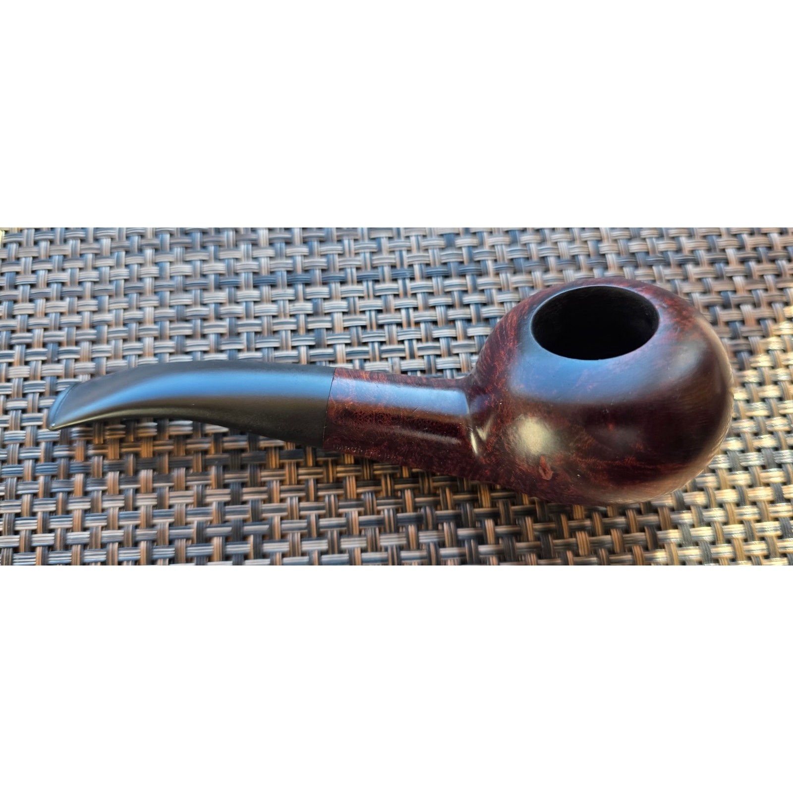 Vintage Estate Smoking Pipe Wally Frank ltd Author Imported Briar 1955