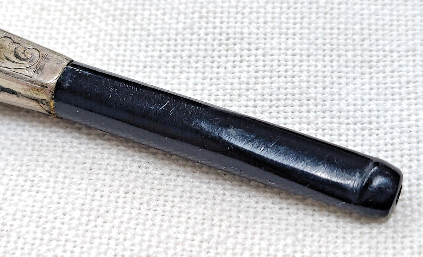 Antique Silver Cheroot Cigarette Holder 835 Continental Silver Art Nouveau