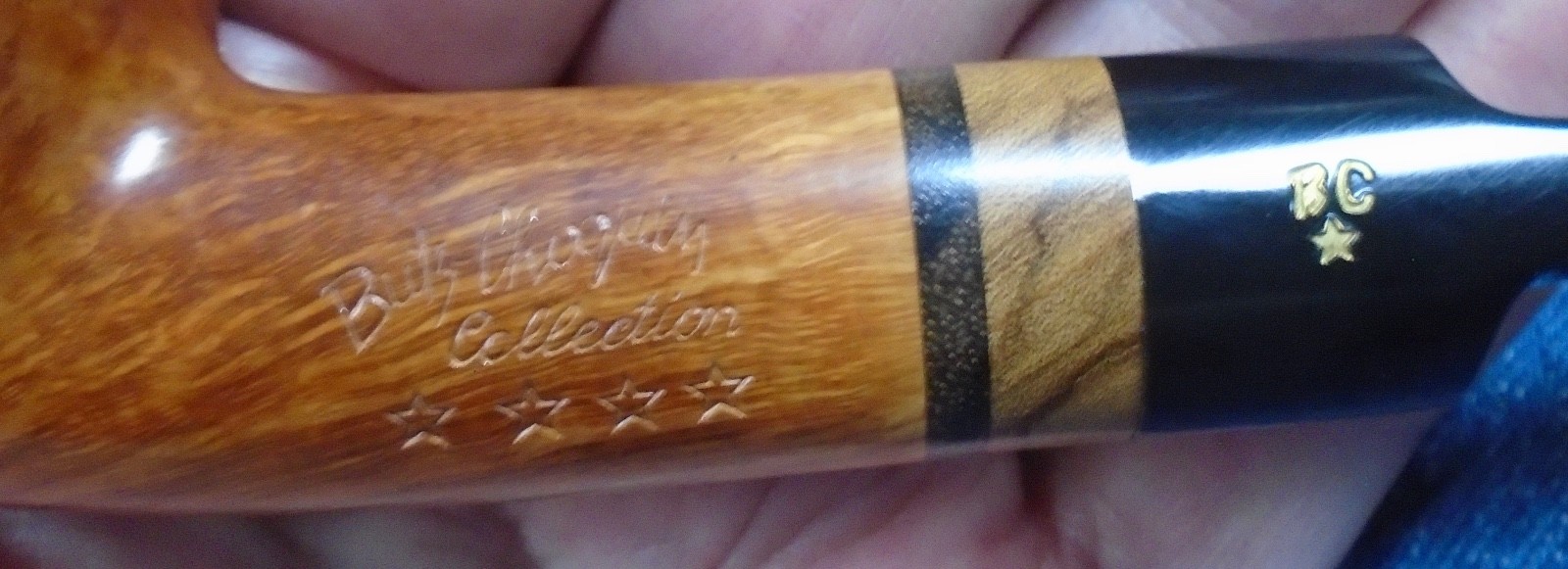 RARE VINTAGE NEW unsmoked butz-choquin FOUR STAR Fait Main briar pipe High End