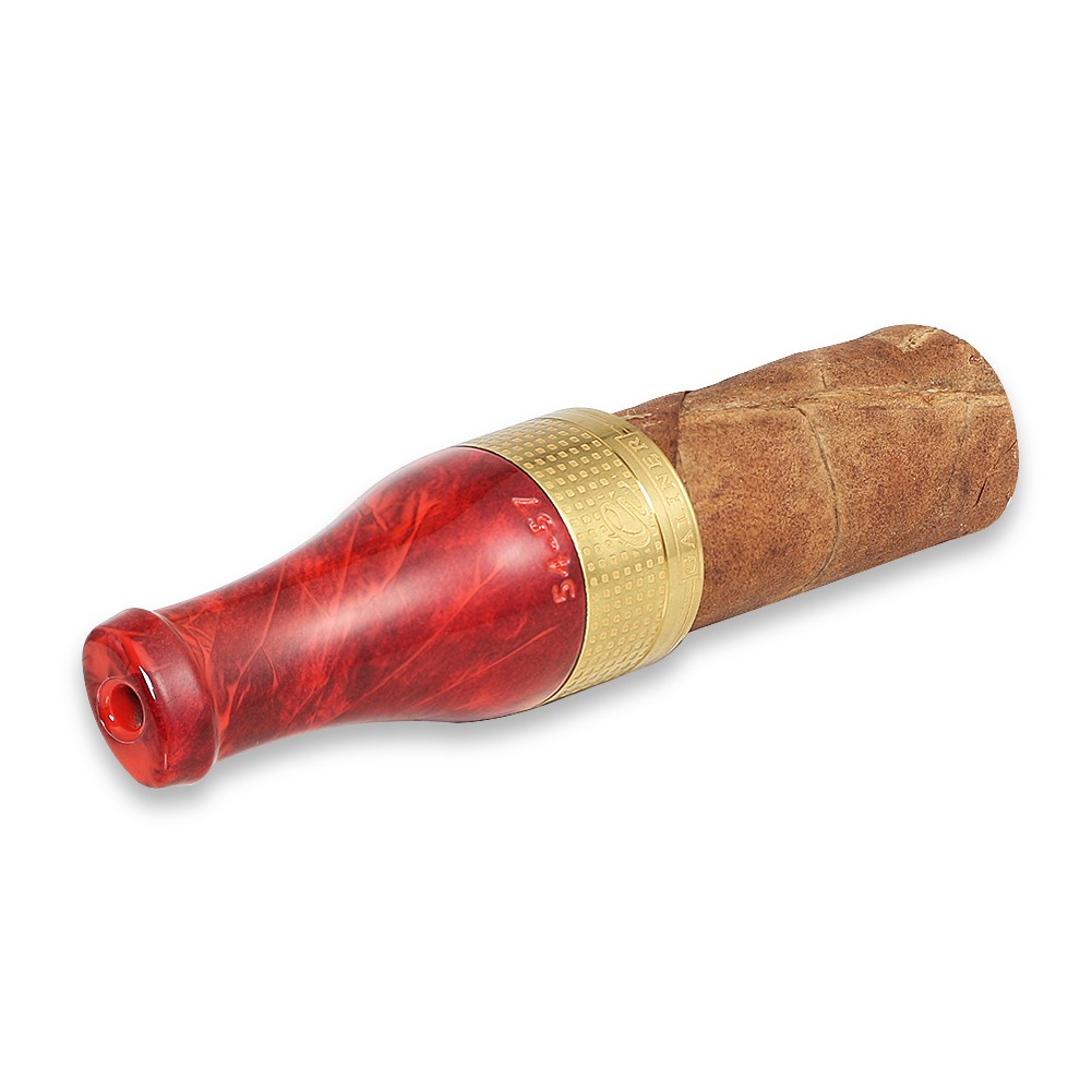 Galiner Windproof Metal Cigar Lighter 3 Jet and Cigar Holder 4 Size Pure Copper