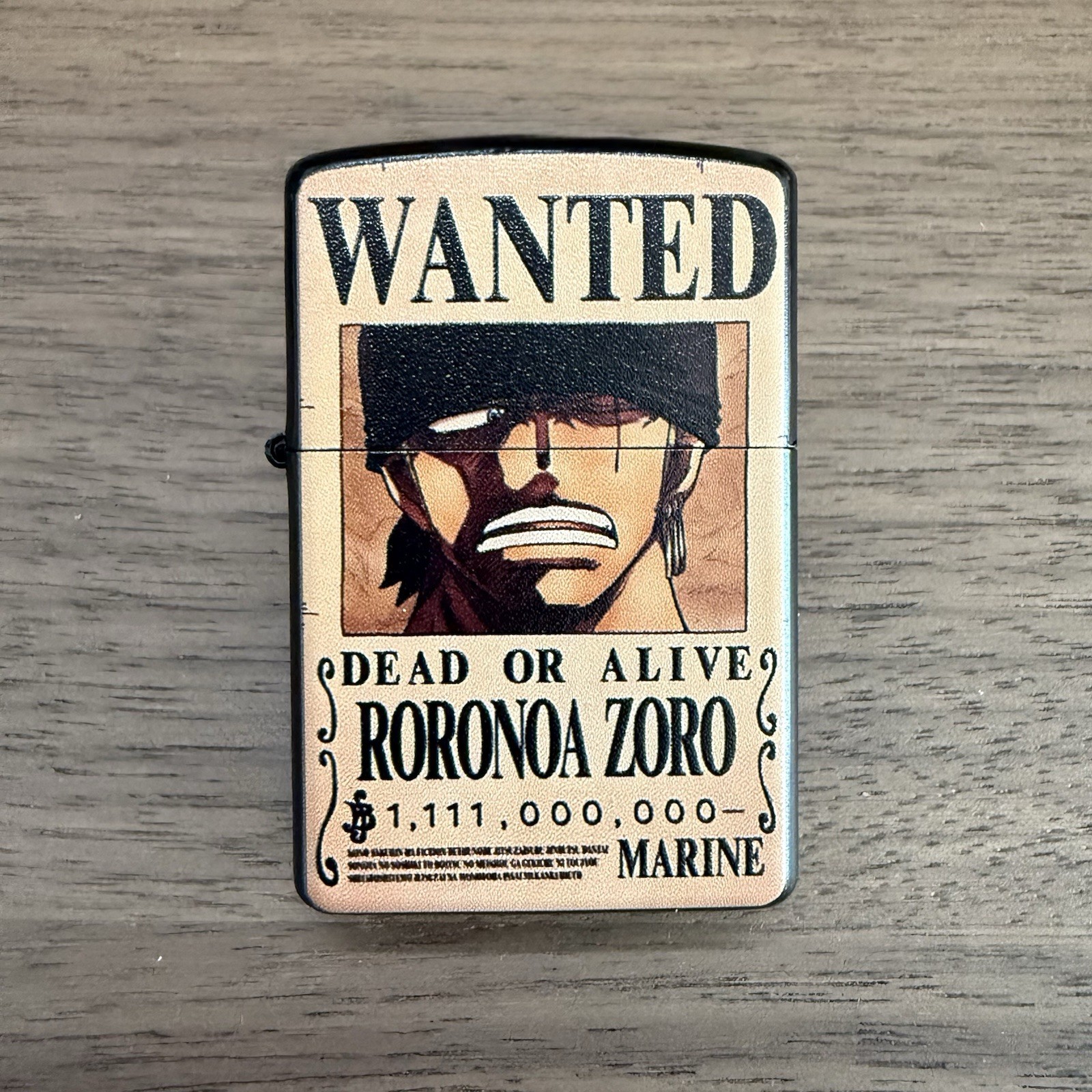 One Piece Roronoa Zoro Wind Resistant Lighter