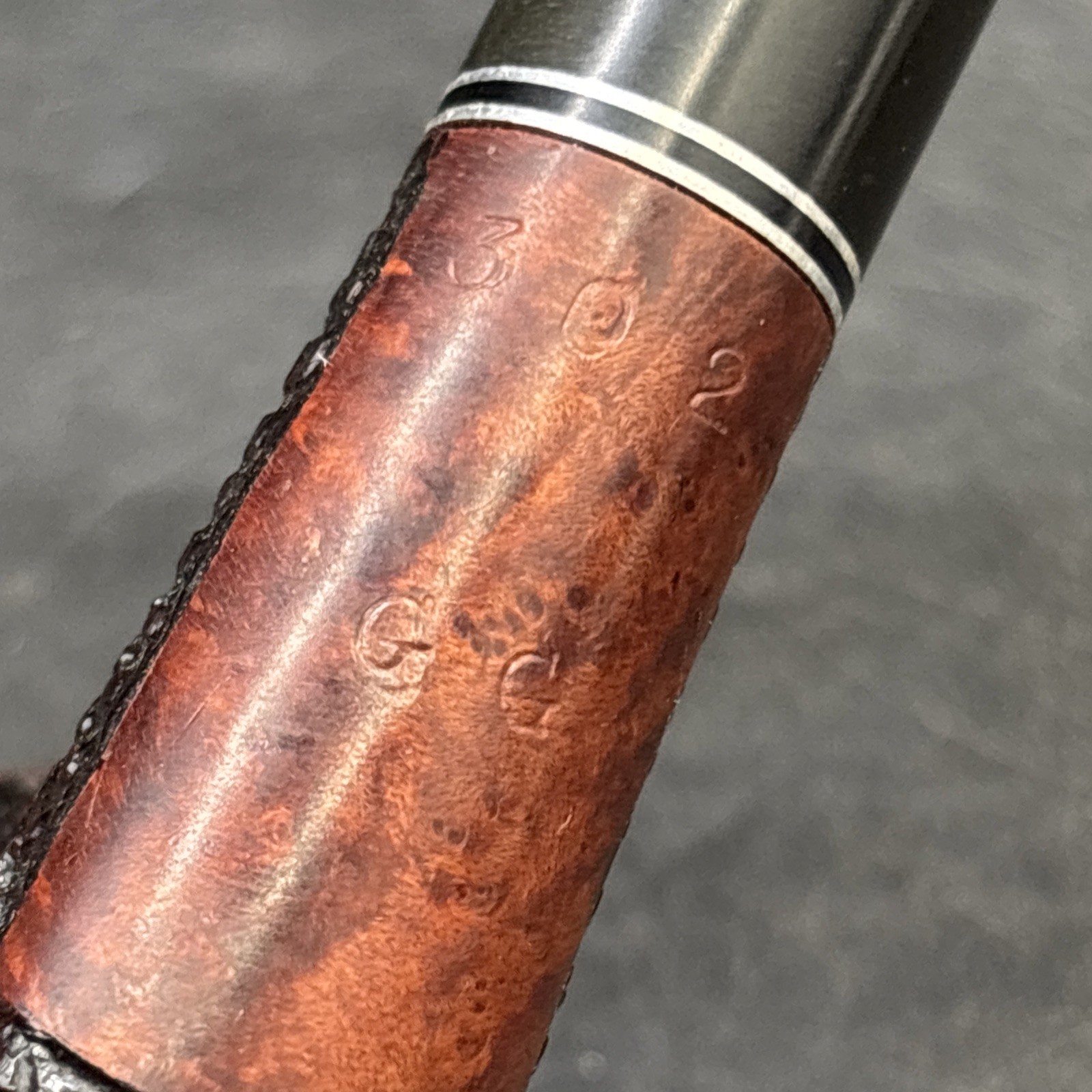 Tobacco Pipe GOLDEN GATE Full Bent Billiard Approx Length 5″ Good Clean Heritage