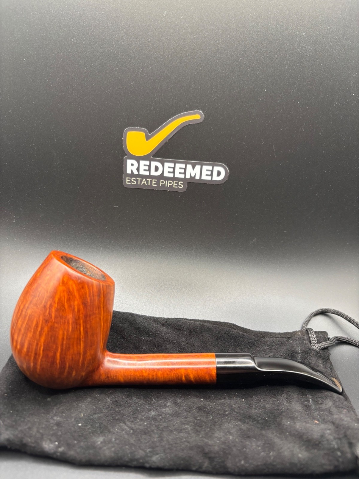 Finn Meyan Anderson Magnum Smooth Egg Danish-American Estate Pipe