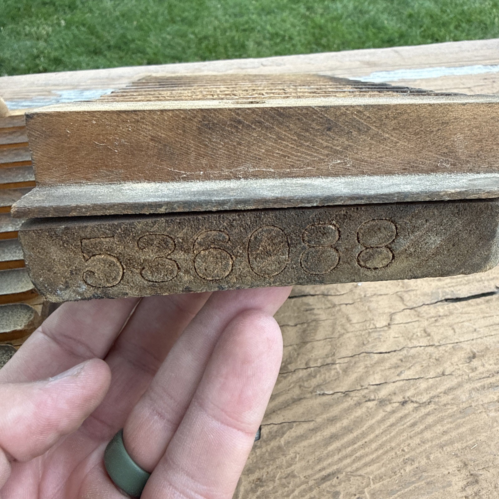 Vintage Wooden Tobacco 10 Cigar Mold Press Tool