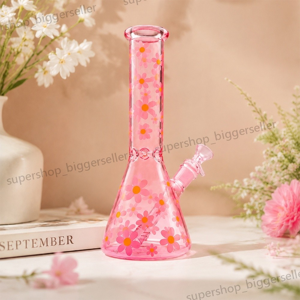 10″ Heavy Duty Glass Beaker Bong Water Smoking Tobacco Pipe 14MM Bowl US