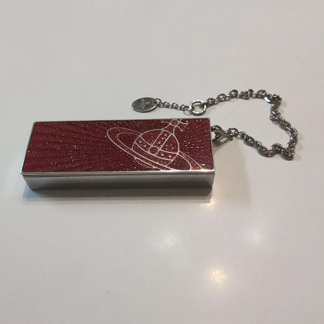 Vivienne Westwood Sliding Portable Ashtray Red Glitter 11 4 2cm No Box Used Rare