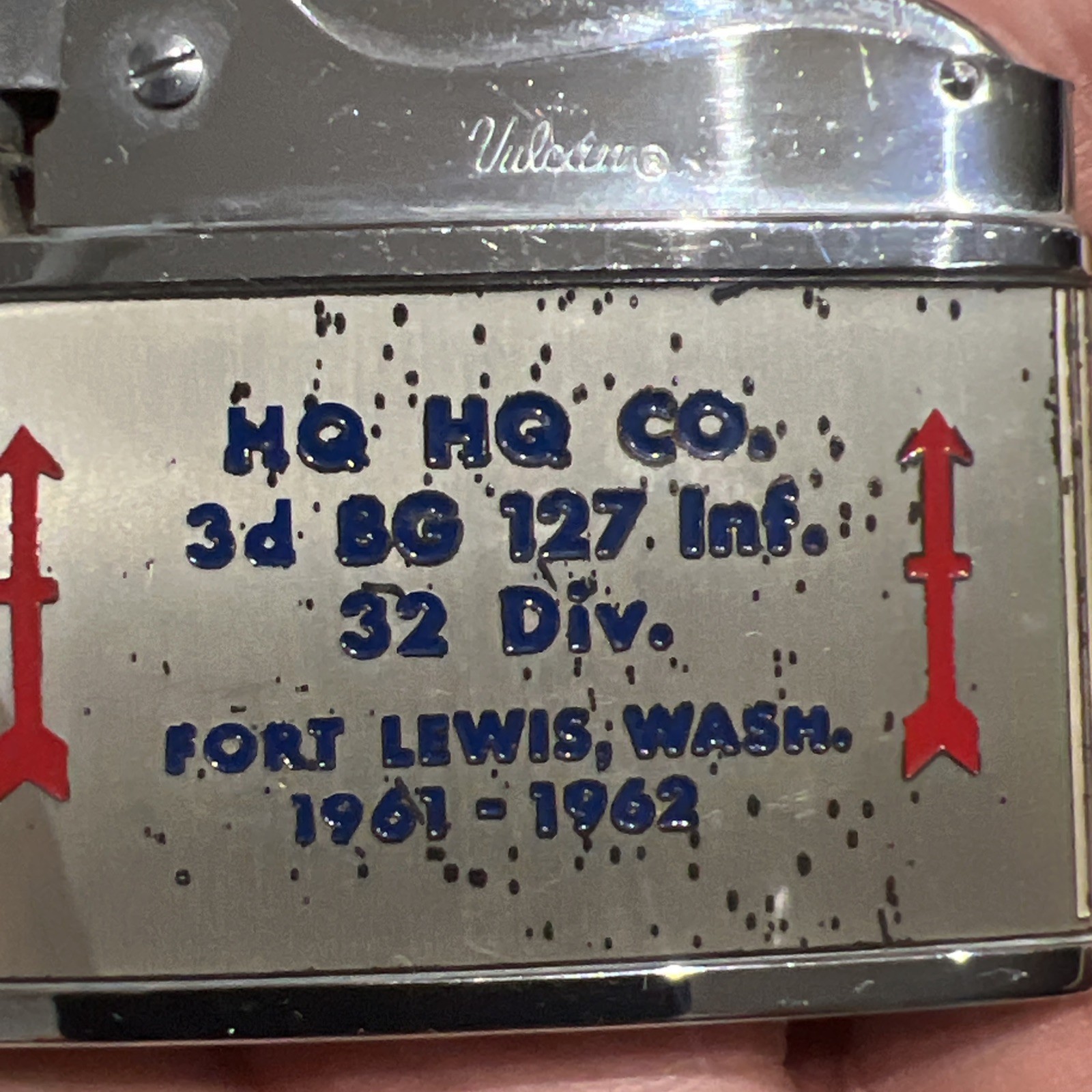 Vintage Vietnam War Vulcan 32div 1961-1962 lighter