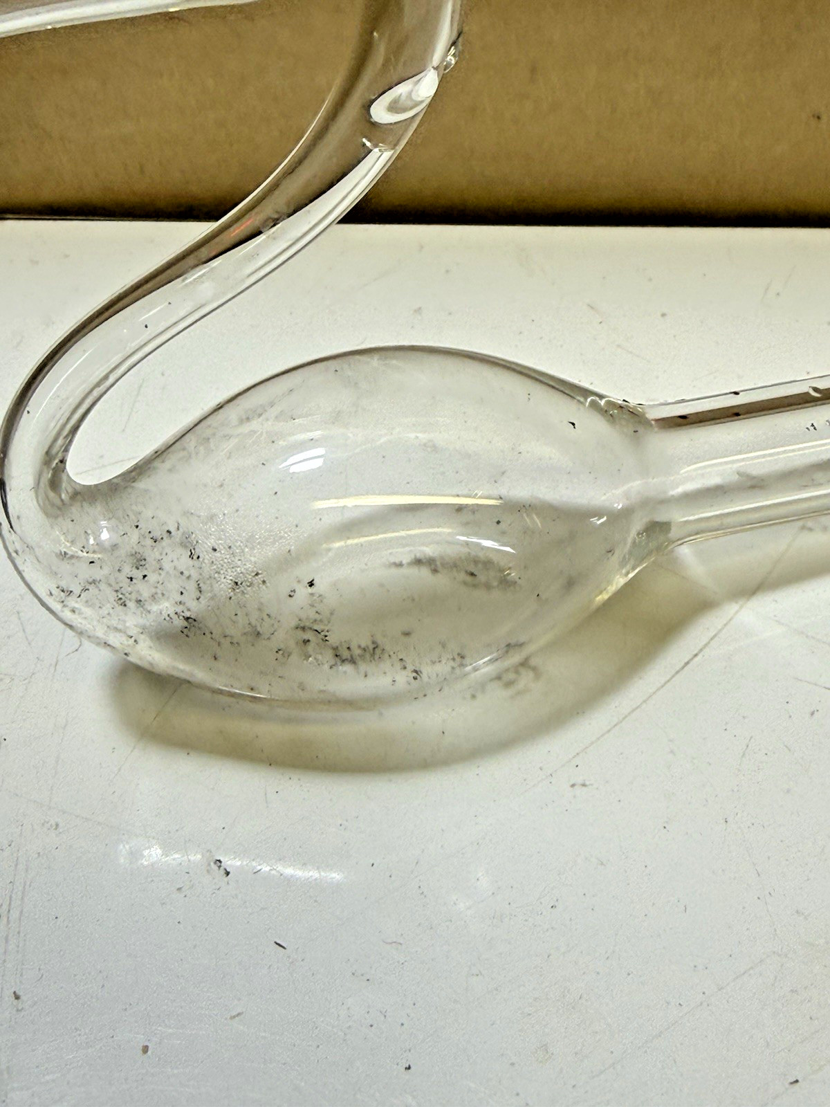 Hand Blown American Made Glass Swan Pipe – Vintage 90’s Very Cool Unused