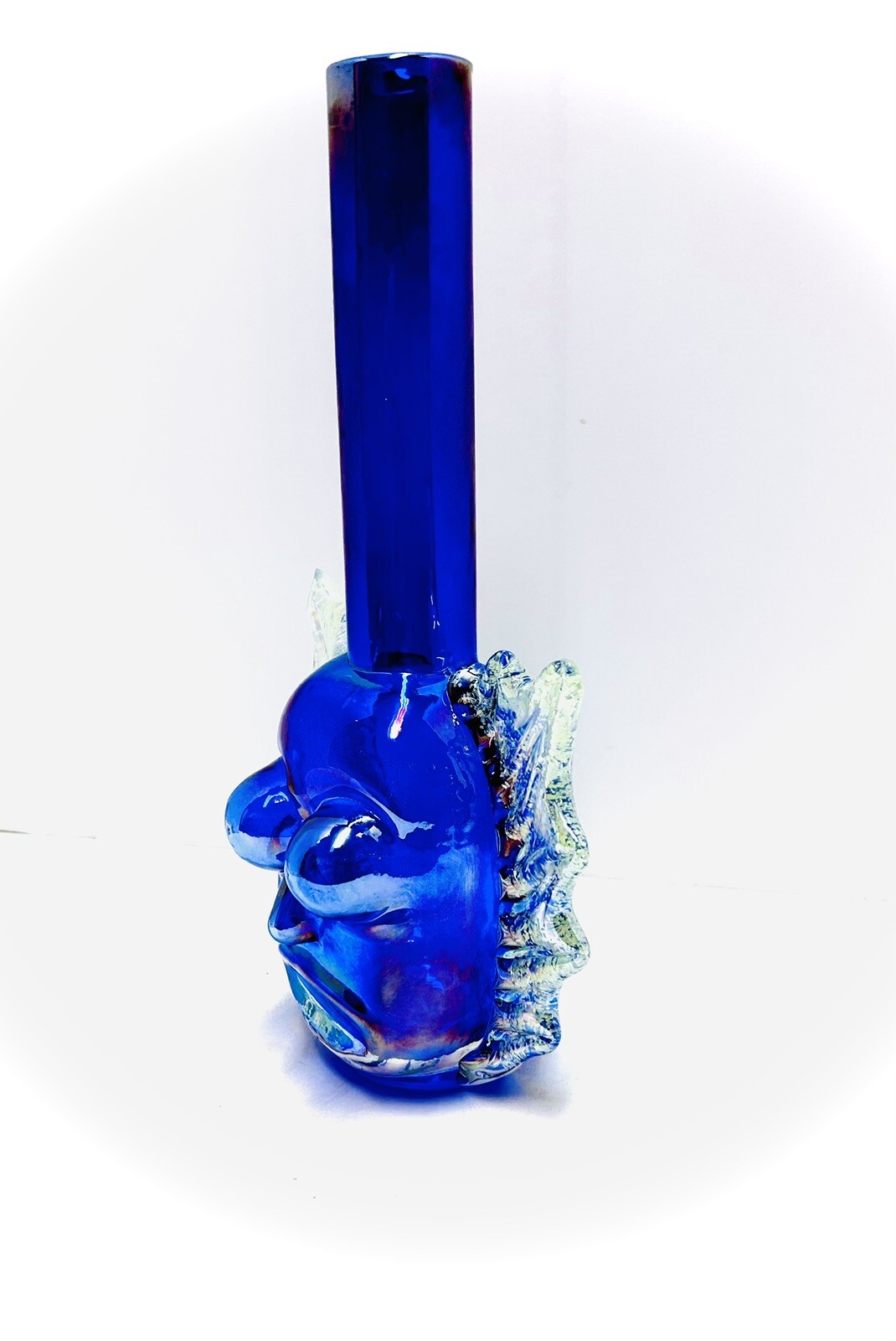 12 Inch Thick Glass Bong With Glow N Dark Sides