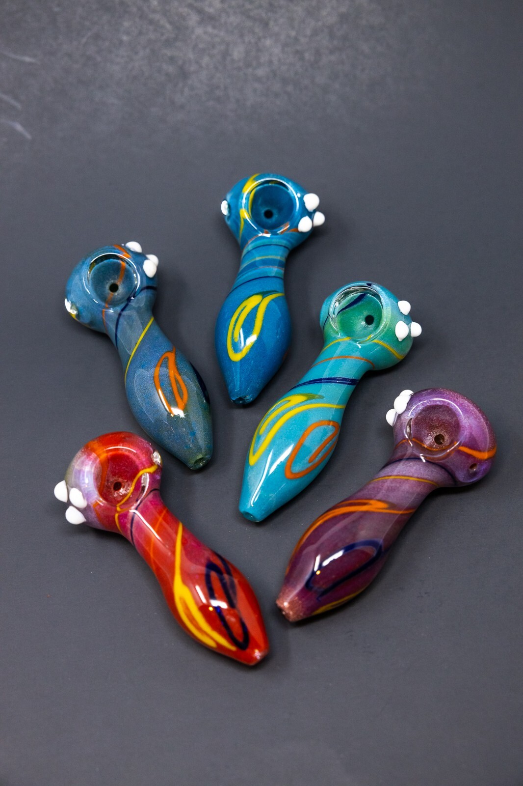 4″ Collectible Galaxy TOBACCO Glass Handmade Smoking Pipe – Assorted Colors