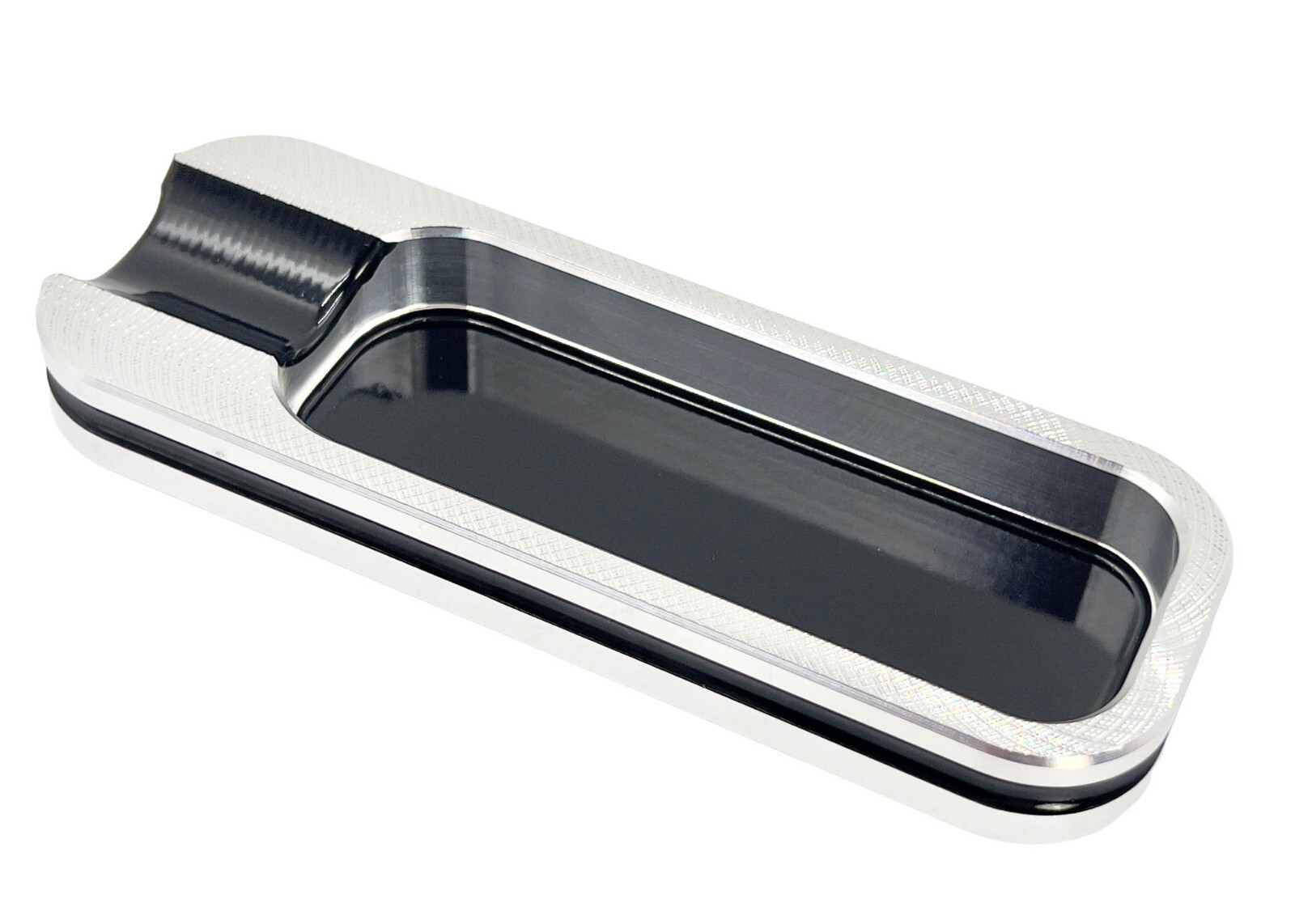 Rectangular Pocket -Travel Cool Single Cigar Ashtrays – Aluminum – CNC Machined