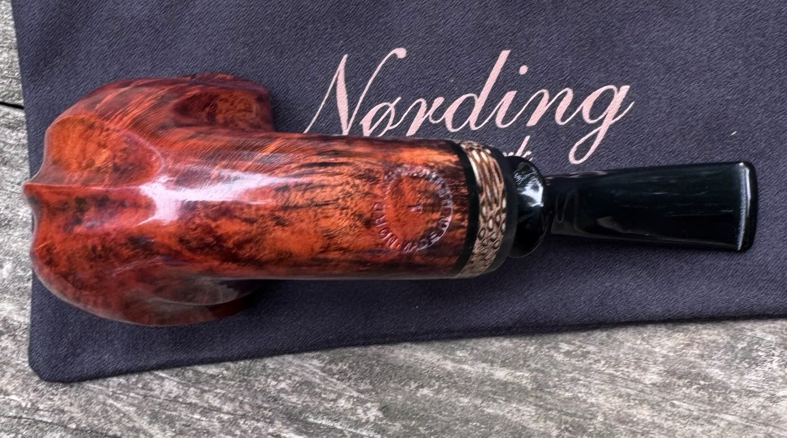 Erik Nording Extra #1 Freehand Handmade in Denmark Briar Tobacco Pipe – NEW